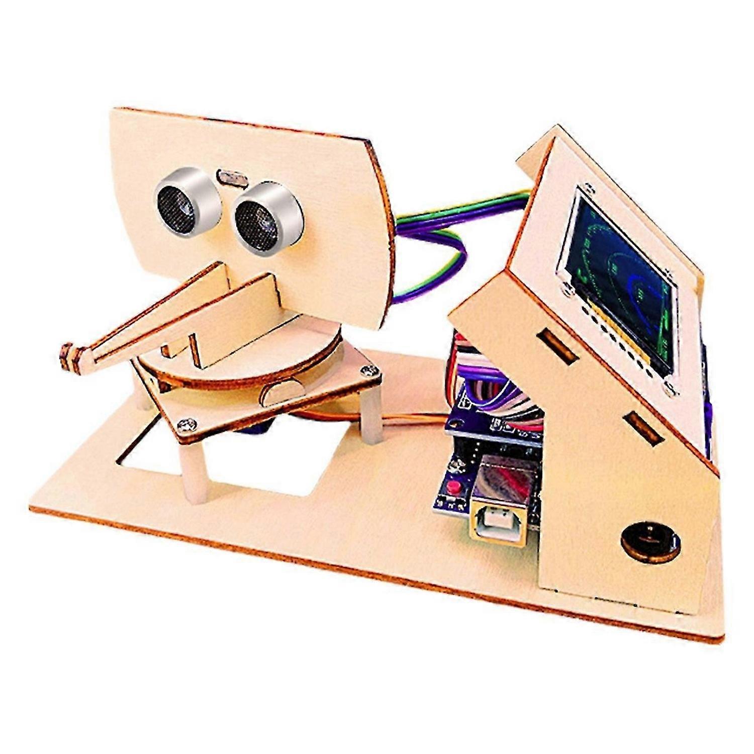 1.8 Inch TFT LCD Ultrasonic Radar Detection Scanning Programming for R3 Student Detection Robot DIY