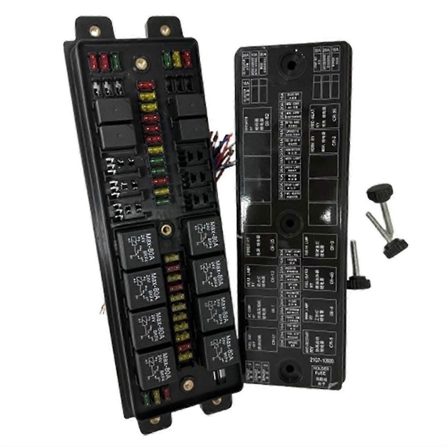 21Q7-10920, 21Q7-10910 Fuse Box with Cover for R140 HX220 Excavator Engine
