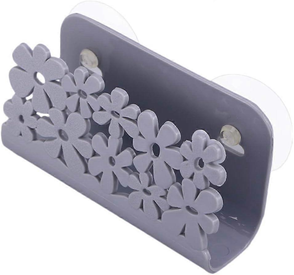 Sink Caddy Sponge Holder,with Suction Cups Dish Sponge Basket,