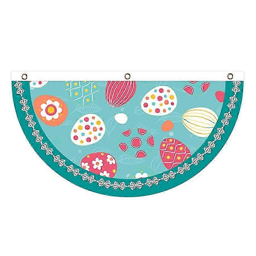 Double-Sided Easter Garden Flag Polyester Banner 2025