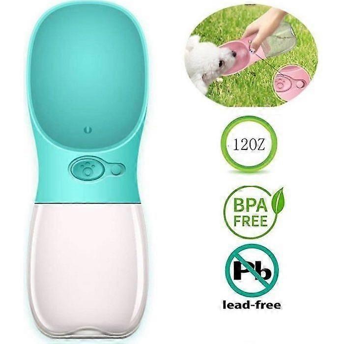 Portable Travel Water Bottle for Dogs and Cats - 350ML - Blue