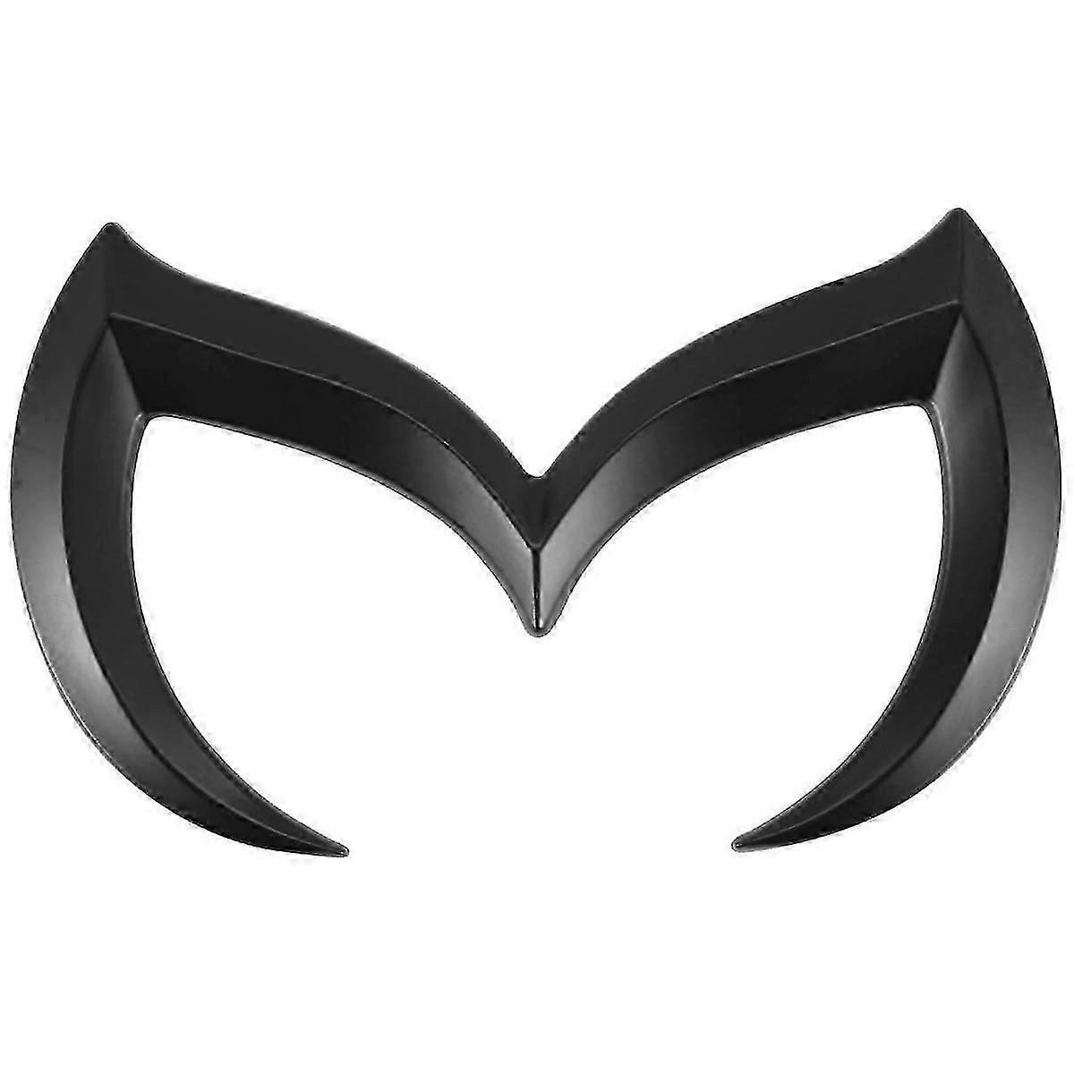 Emblema de Emblema de Logotipo M Preto Mal Compatível com Mazda All Model Car Body Rear Trunk Decal Sticker Nameplat