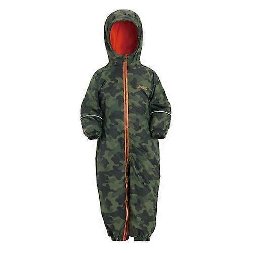 Regatta Childrens/Kids Printed Splat II Hooded Rainsuit