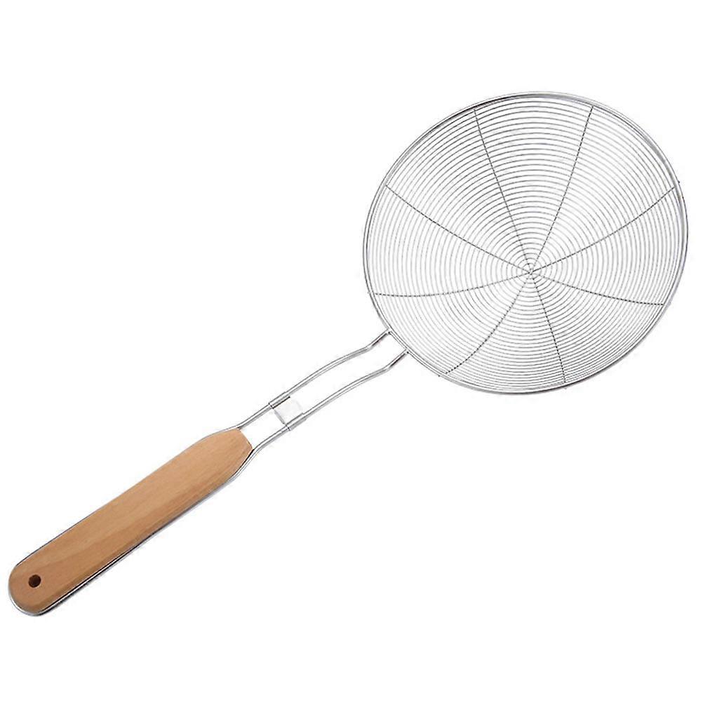 Filtering Mesh Strainer Stainless Steel Colander for Frying Use 1Pcs
