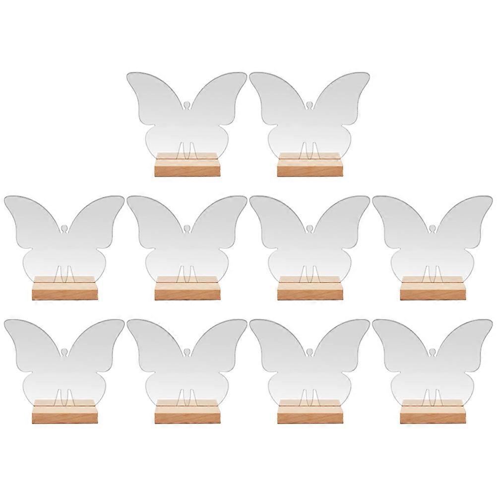 Acrylic Place Cards Butterfly Table Signs for Reserved Seating 30Sets