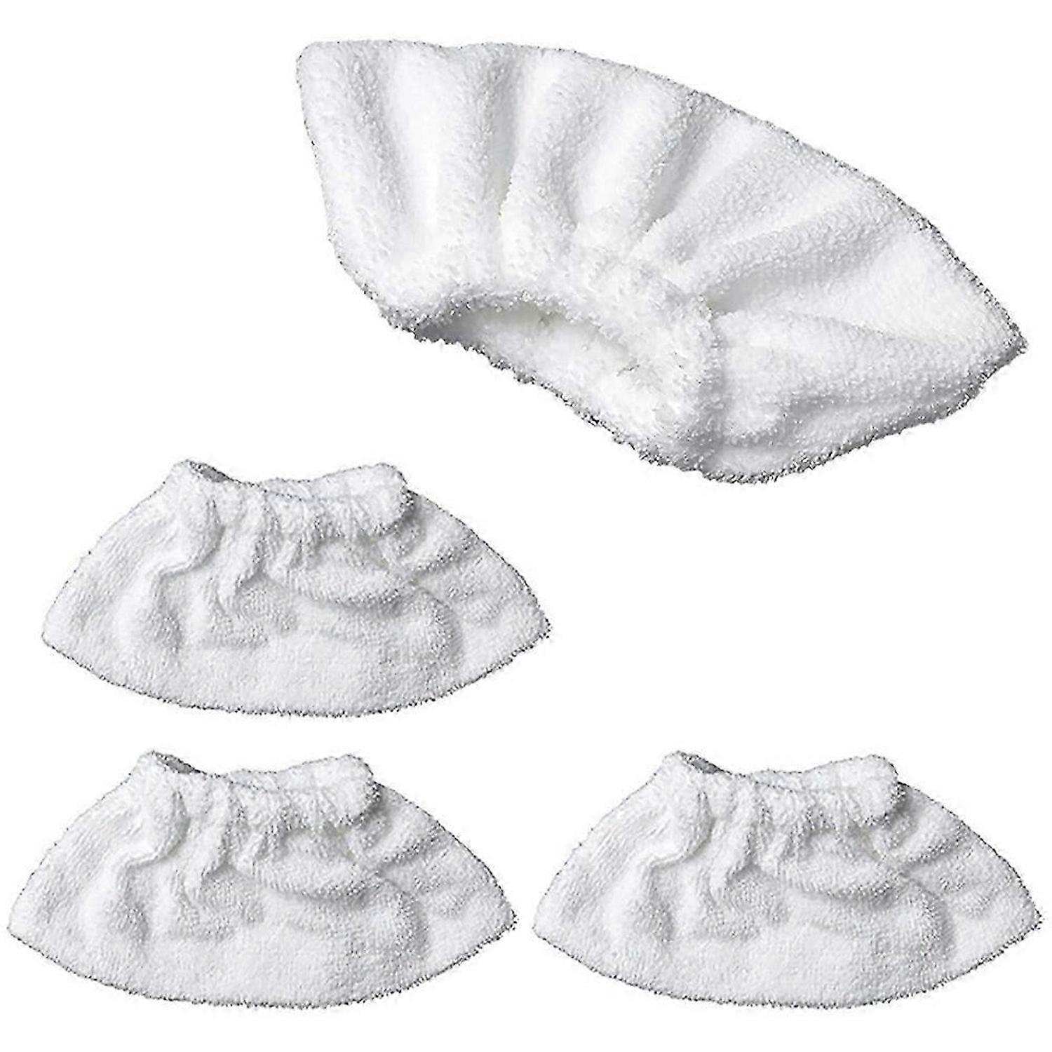4 Pcs Microfiber Cover Set for Hand Nozzle EasyFix Steam Cleaner SC1, SC2, SC3, SC4, SC5