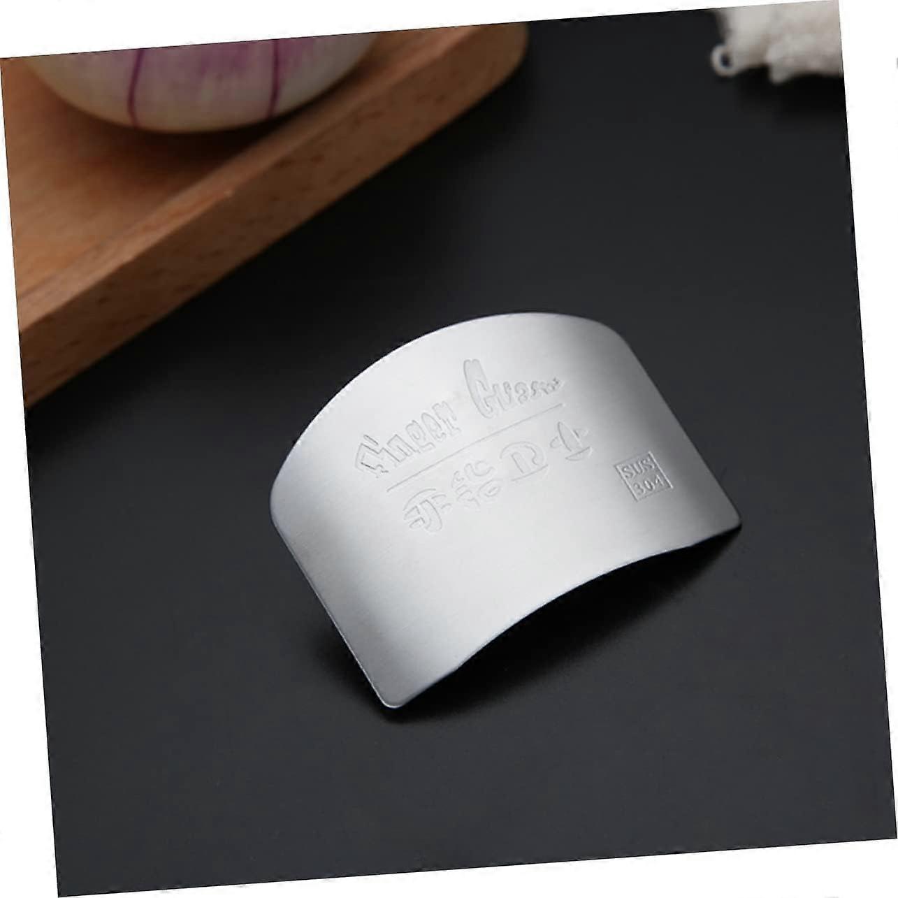 Kitchen Finger Protector Stainless Steel AntiCut For Safe Chopping Slicing Dicing Lightweight Comfortable For Adults