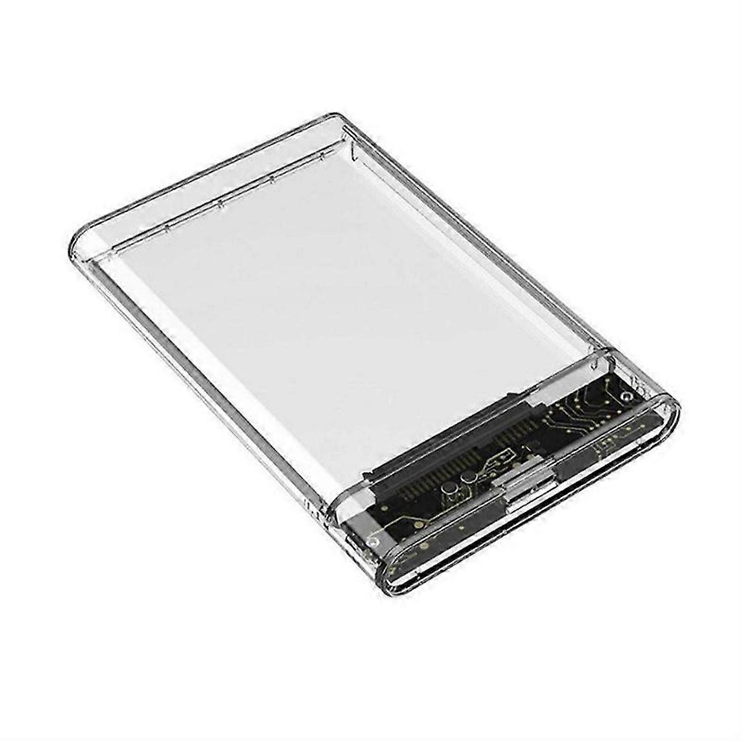 Transparent Gray HDD Case for Hard Box 2.5 Inch HDD Enclosure