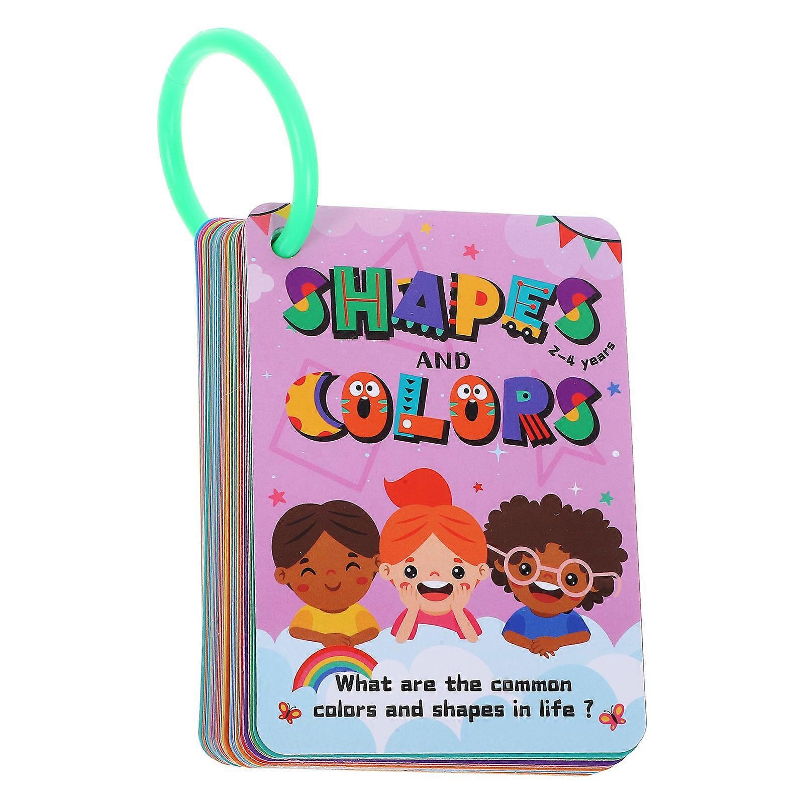 Cognitive Learning Early Education Cards Paper Flashcards 49Pcs