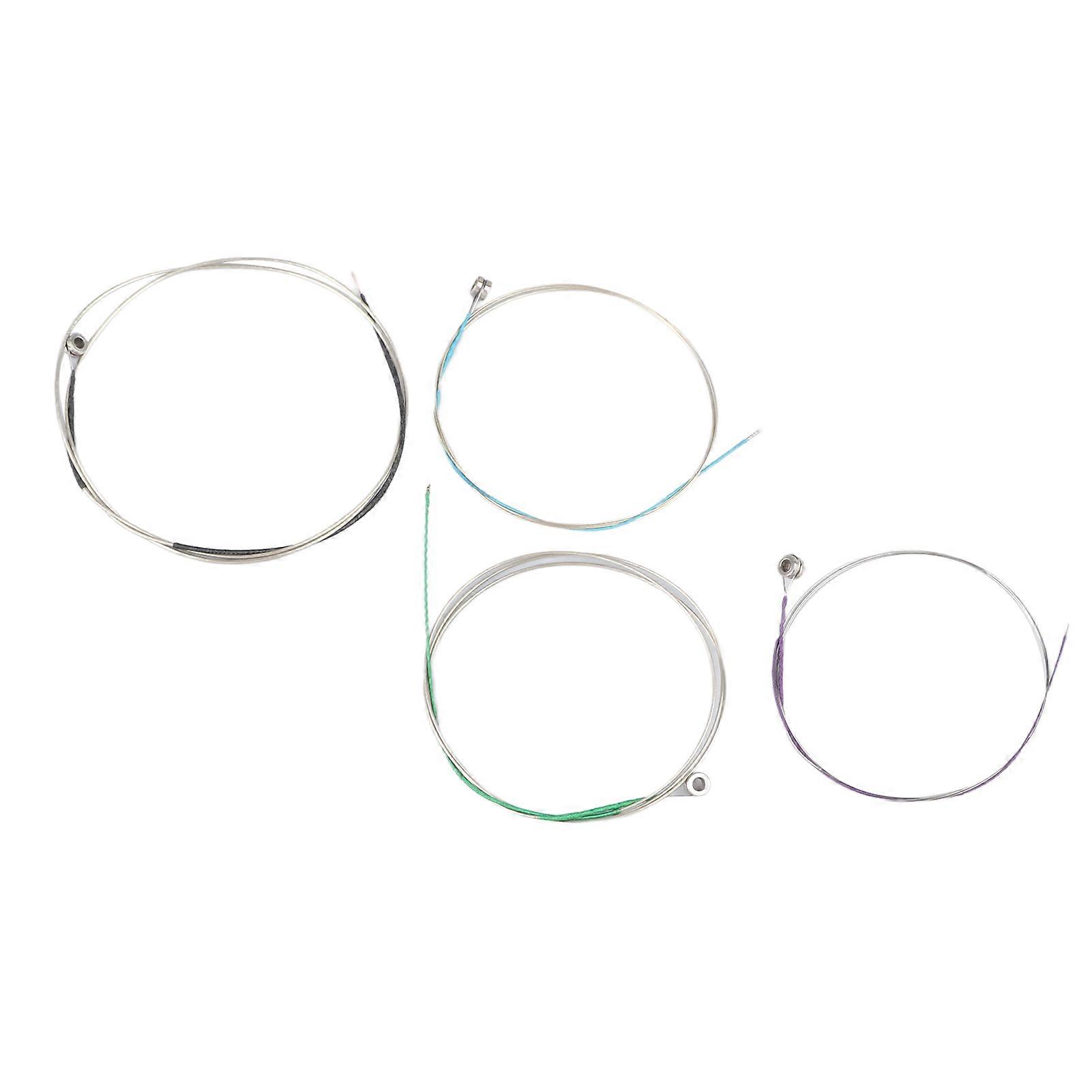 4Pcs Violin String Set Steel Wire G D A E Clear Full Voice Replacement