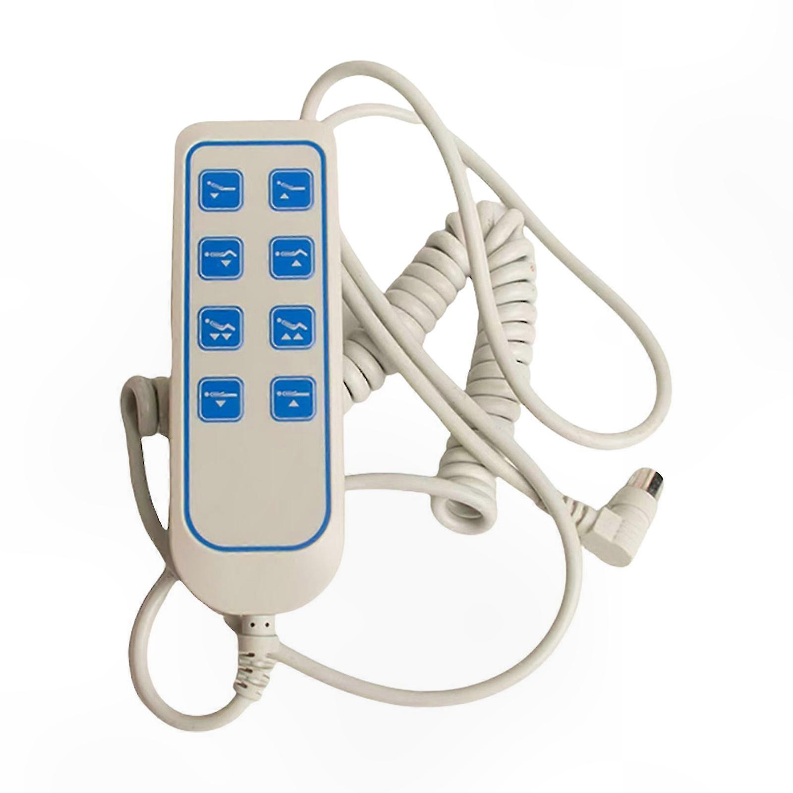 Customizable 8-Pin Remote with 9-Core Layout for Lift Chairs, Beds, and Tables, Multiple Color Options