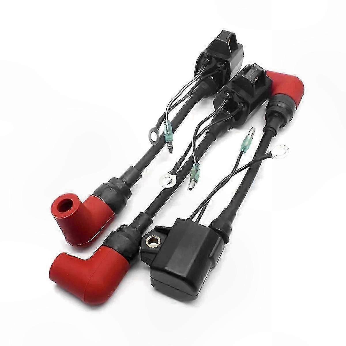 Replacement Ignition Coil Kit for 2-Stroke Outboard Engines 60HP to 90HP Fit Model 697-85570-00