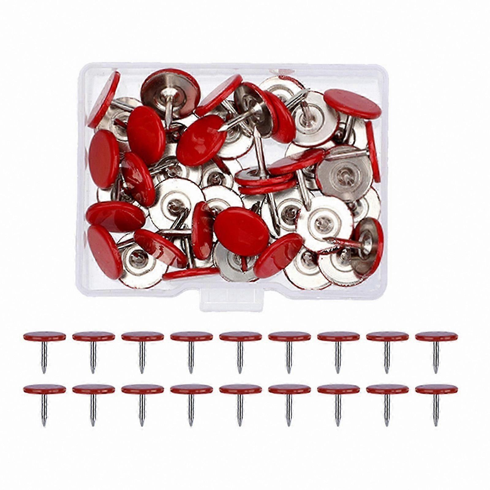 380Pcs Decorative Push Pins with Beads Head, Heart and Round Flat Tacks for Cork Board, Map, Bulletin Board