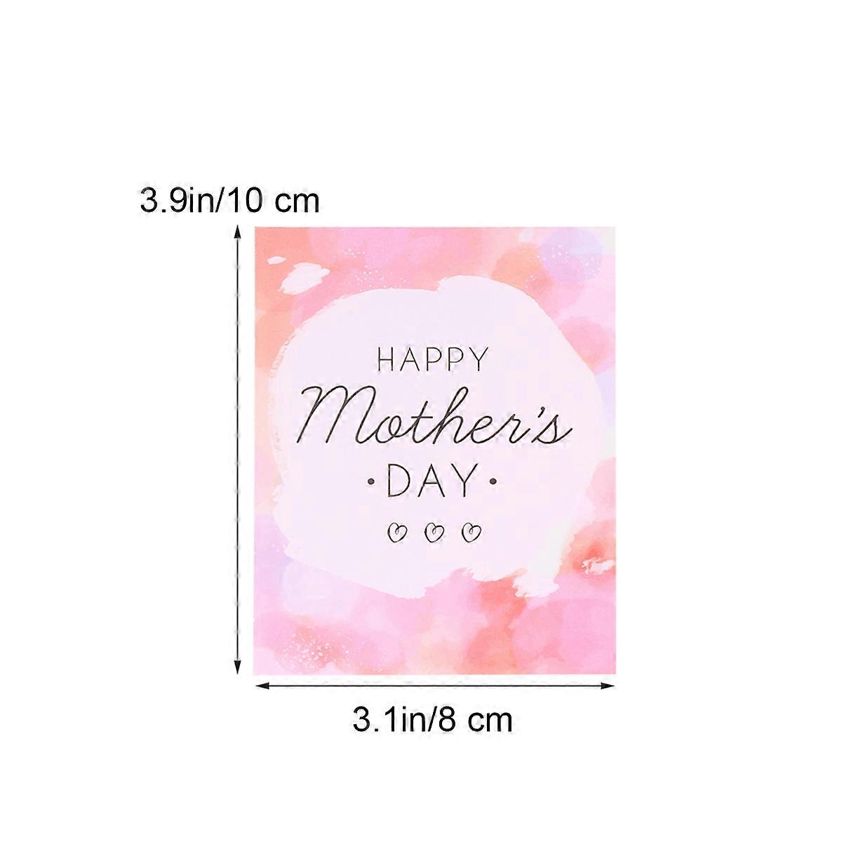 Handmade Greeting Cards for Inviting 50Pcs Pink Small Fresh Invitation Cards