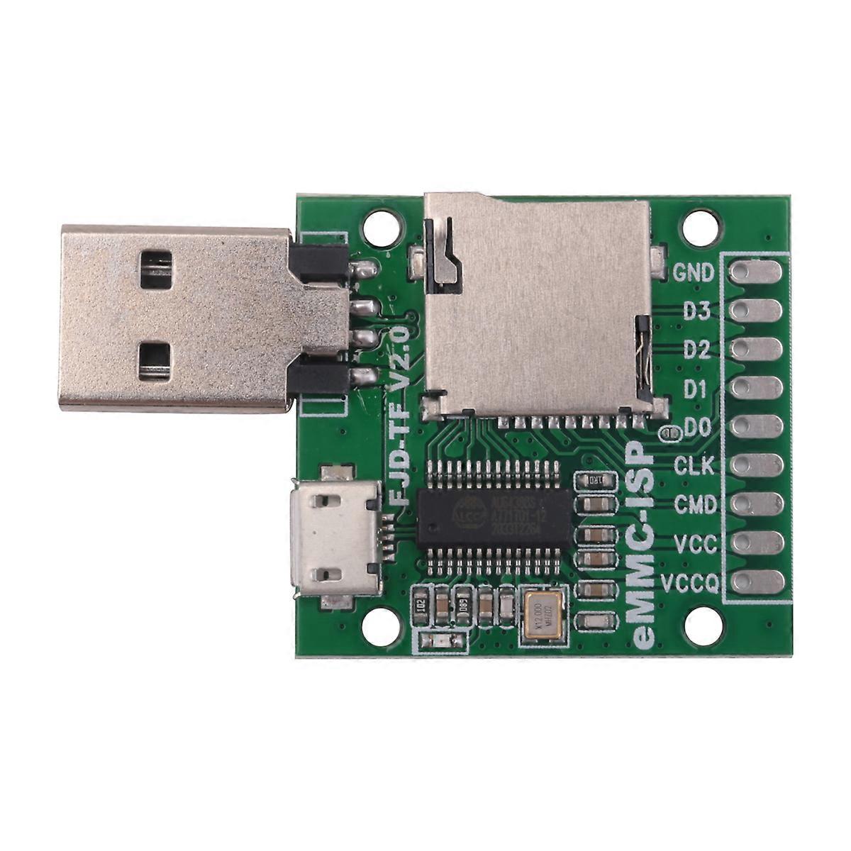 Emmc-Isp Flying Line Unlock Artifact Mobile Phone Brush Au6438Bs Card Reader Phone Repair Flash Machine Unlock