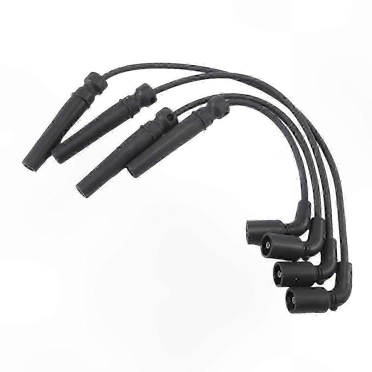 4-Piece Spark Plug Wire Set Compatible with Multiple Chevrolet and Daewoo Models