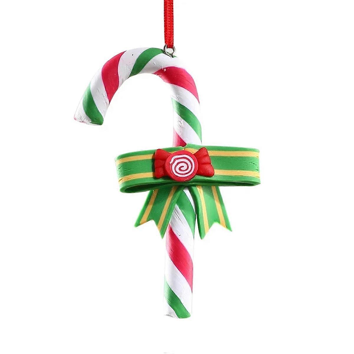 Christmas Tree Decoration Ornament Soft Clay Lollipop D