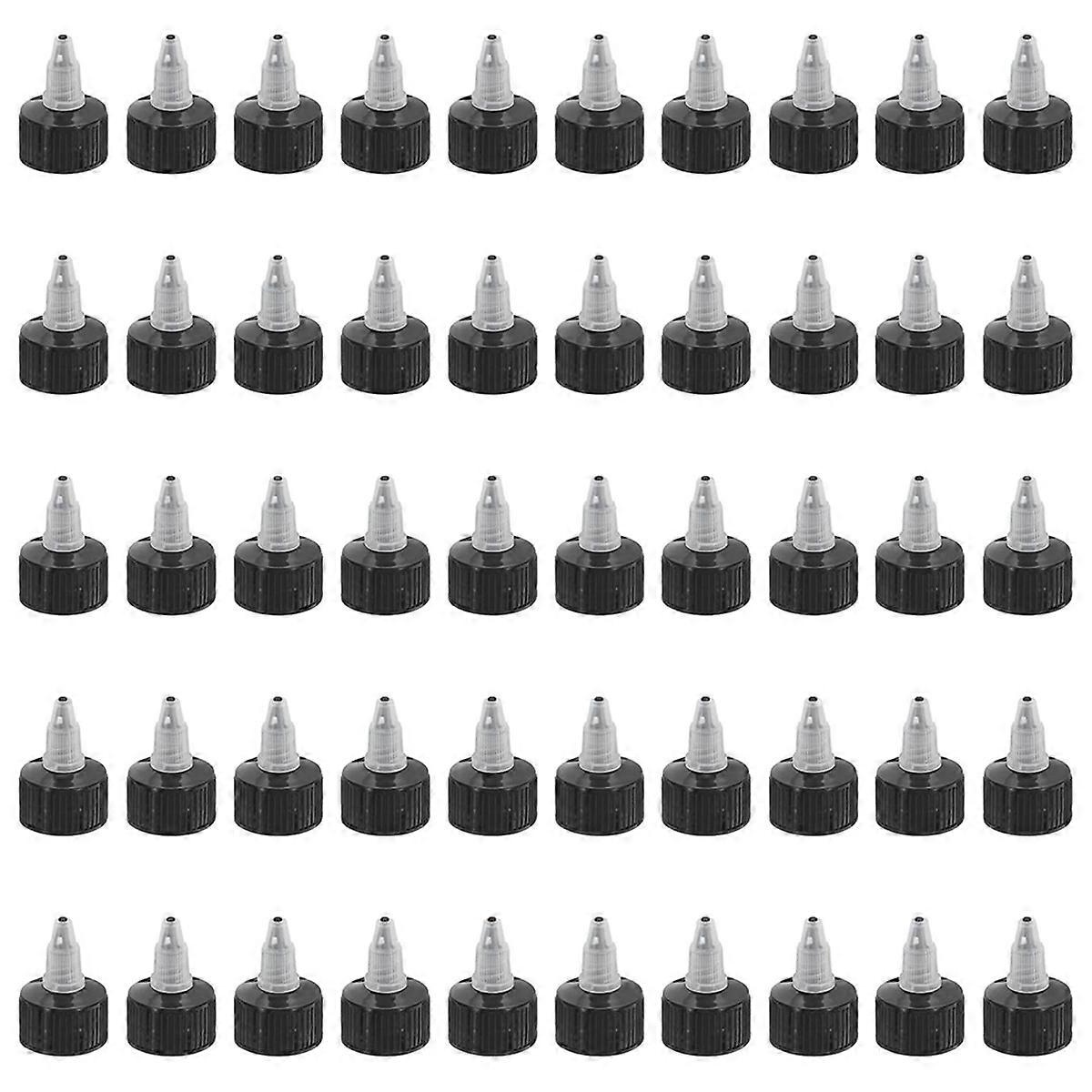 Twist Bottle Caps, 50Pcs 24-410 Squeeze Bottle Cap Replacement Caps