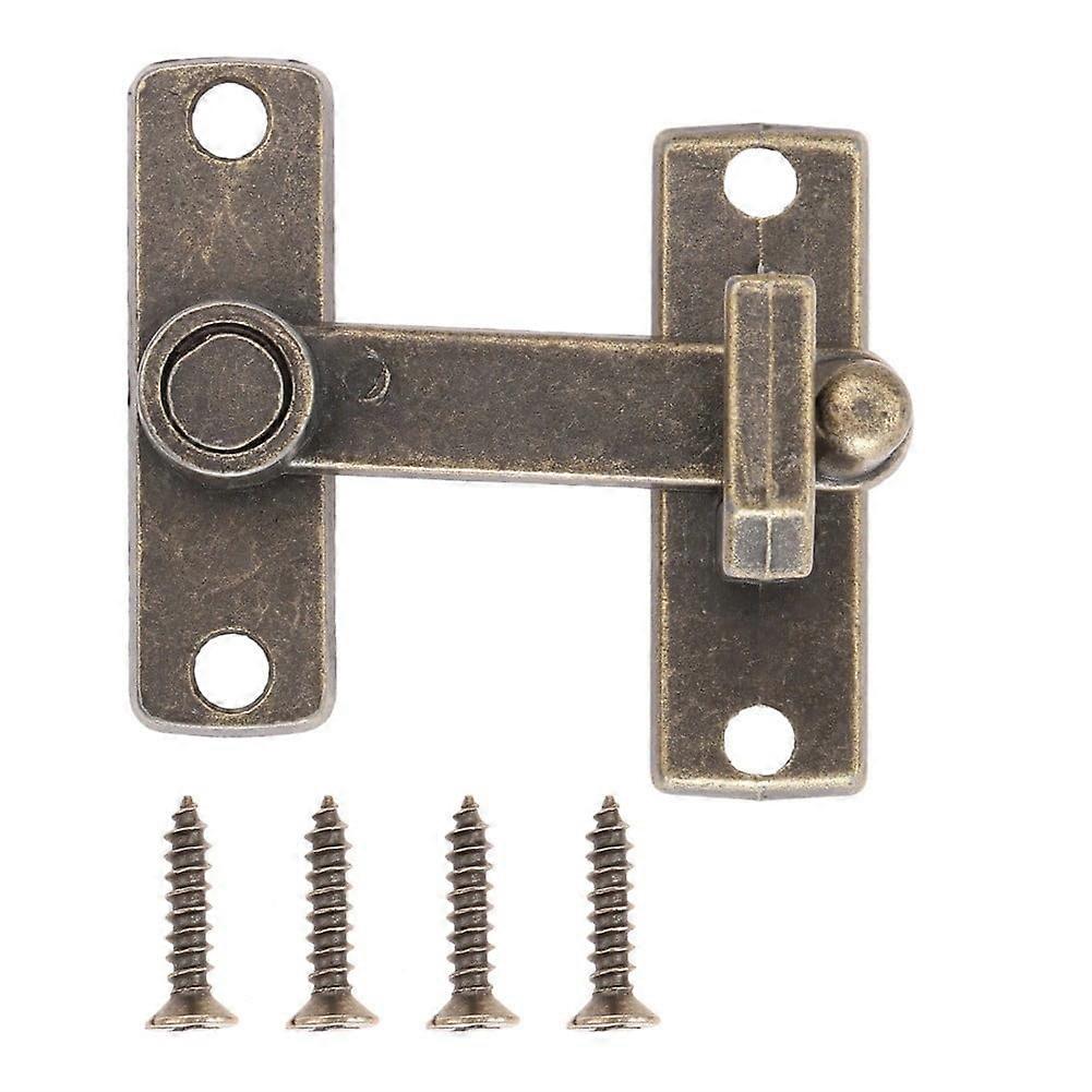 DSH Bronze Guard Latch Bolt With Screws Sliding Door Lock Handle Metal Door Latch