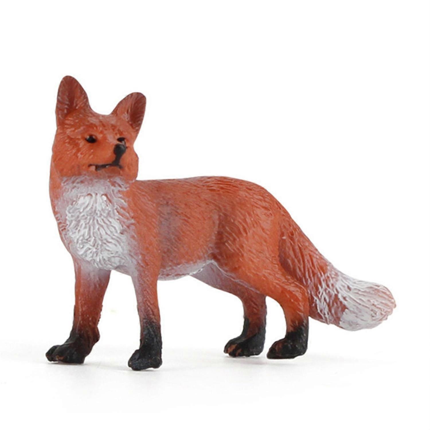 Fox Solid Action Figure Desktop Decorative Ornament Collection Gift for Fans