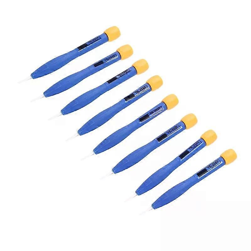 8 Pcs/Set Adjust Frequency Screwdriver Ceramic Alignment Screwdriver Anti-Static Screwdriver for Semi-variable Capacitor