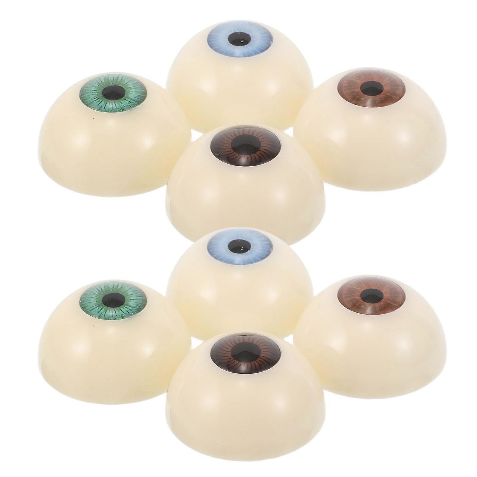 Realistic Halloween Eyeballs for Plush Doll Decoration 8Pcs
