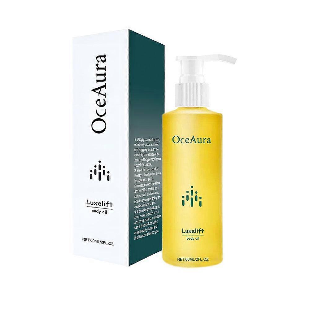 Skin Firming Oil with Hyaluronic Acid Shea Butter 60ml Moisturizing Elasticity Boosting Serum for All Skin Types