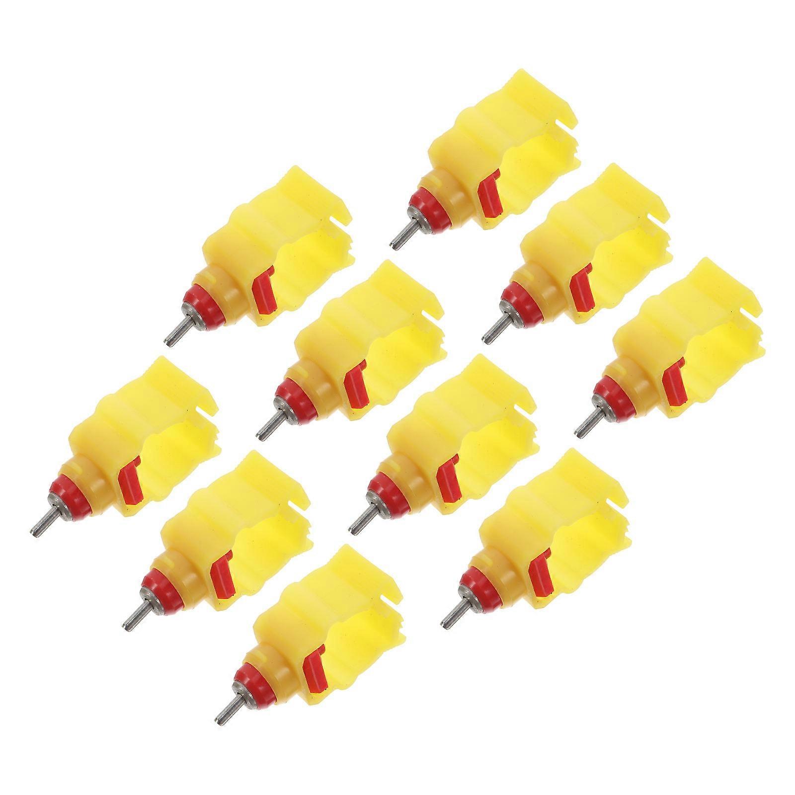 Poultry Water Drinker Automatic Chicken Waterer Nozzles 40Pcs Stainless Steel