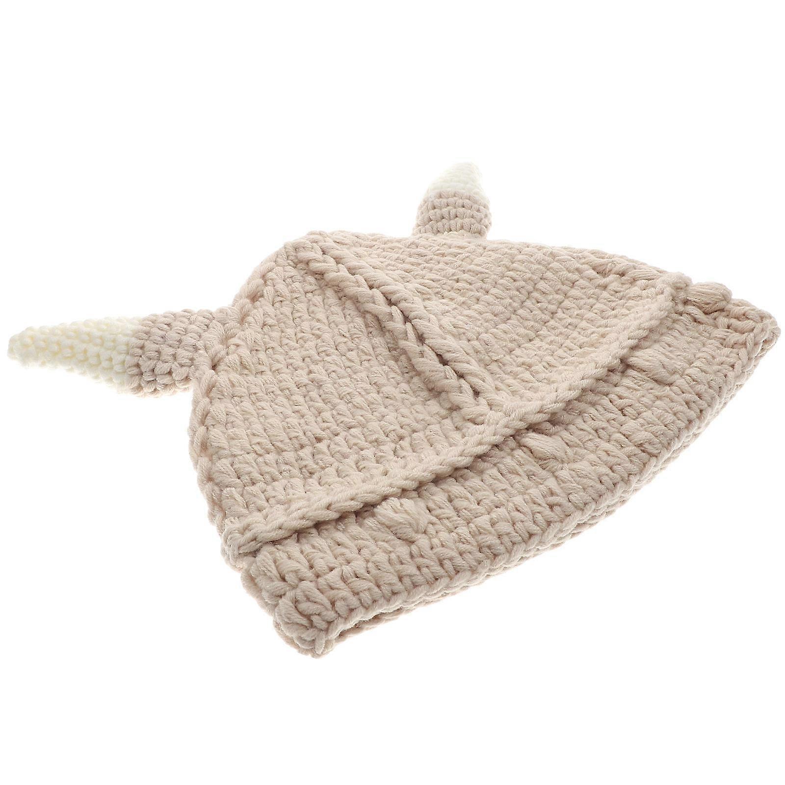 Knitted Beanie Cap 5Pcs Unisex for Skiing Home Use 56-58cm Winter Breathable Comfort