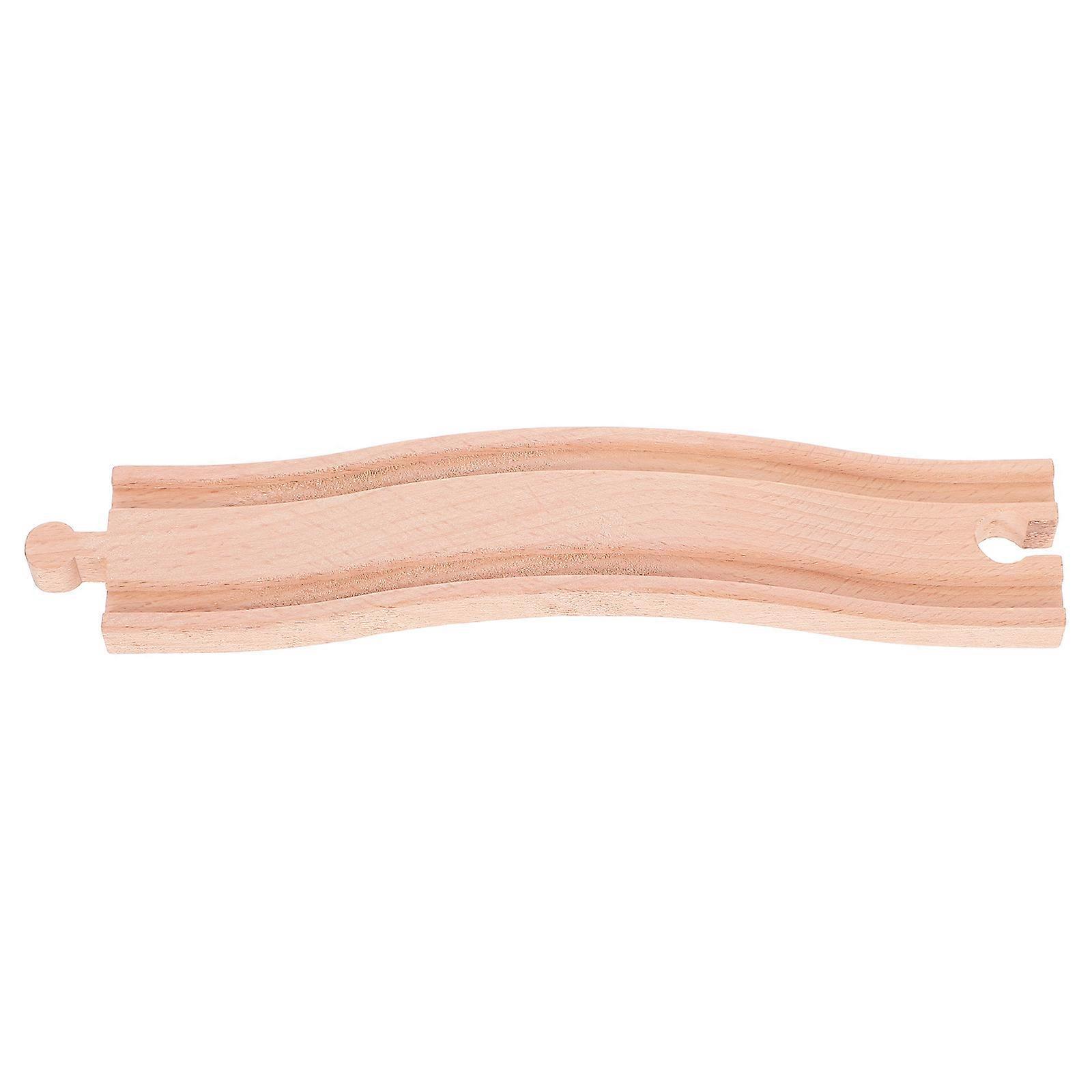 DIY Wooden Railway Track Plaything Designed For Kids Enhances Memory And Logic Skills 3Pcs