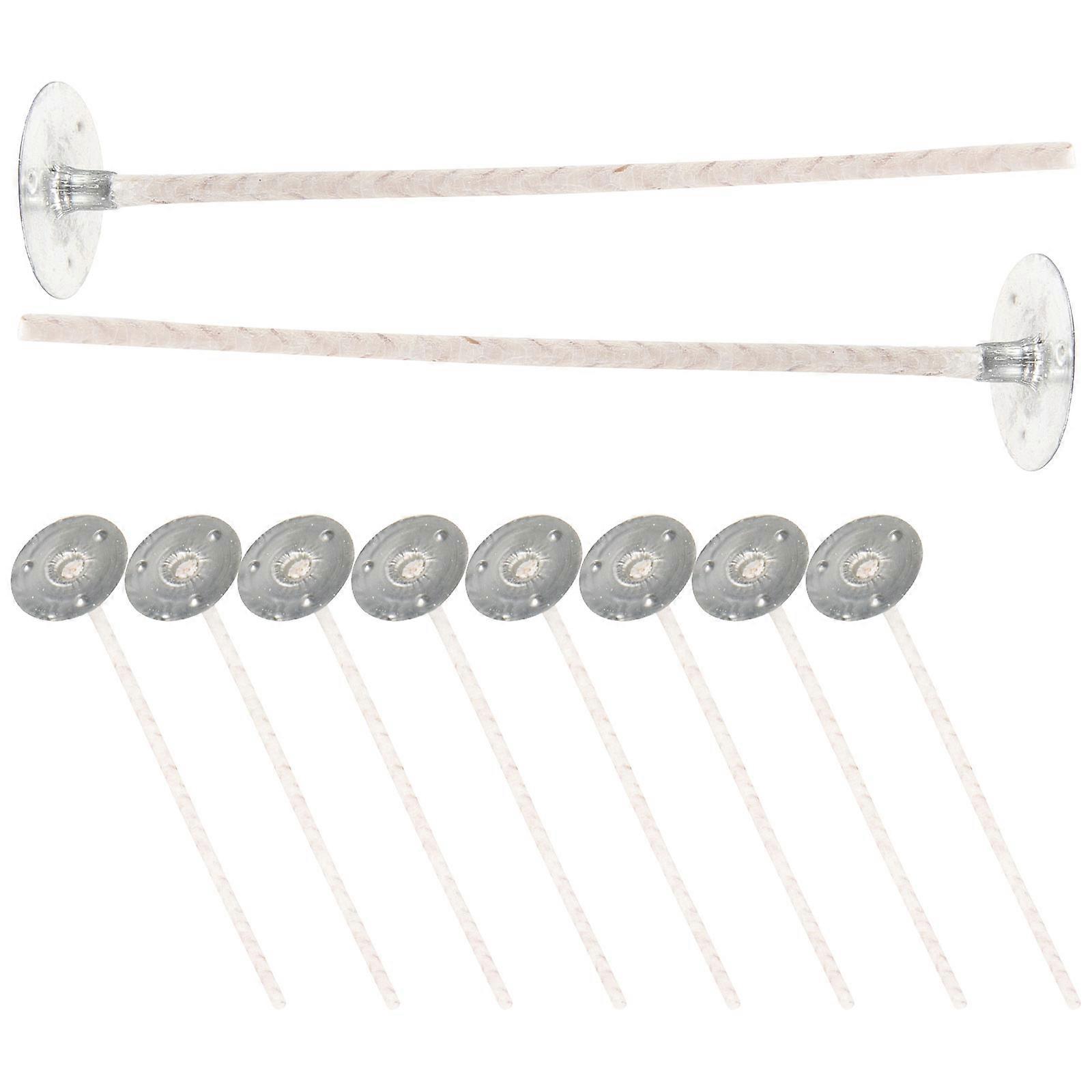 Wicks For Candles 10 Pcs Cotton Candle Wicks Multi Color For Gift Giving Flat Cotton With Paper Core