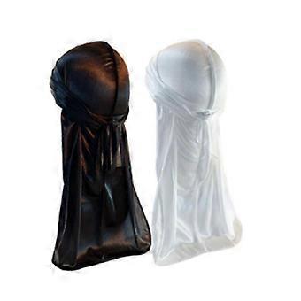 2er-Pack seidiges Durag-Paket für Männer und Frauen, Wellen, Premium-Satin, Deluxe Du-Rag 2025