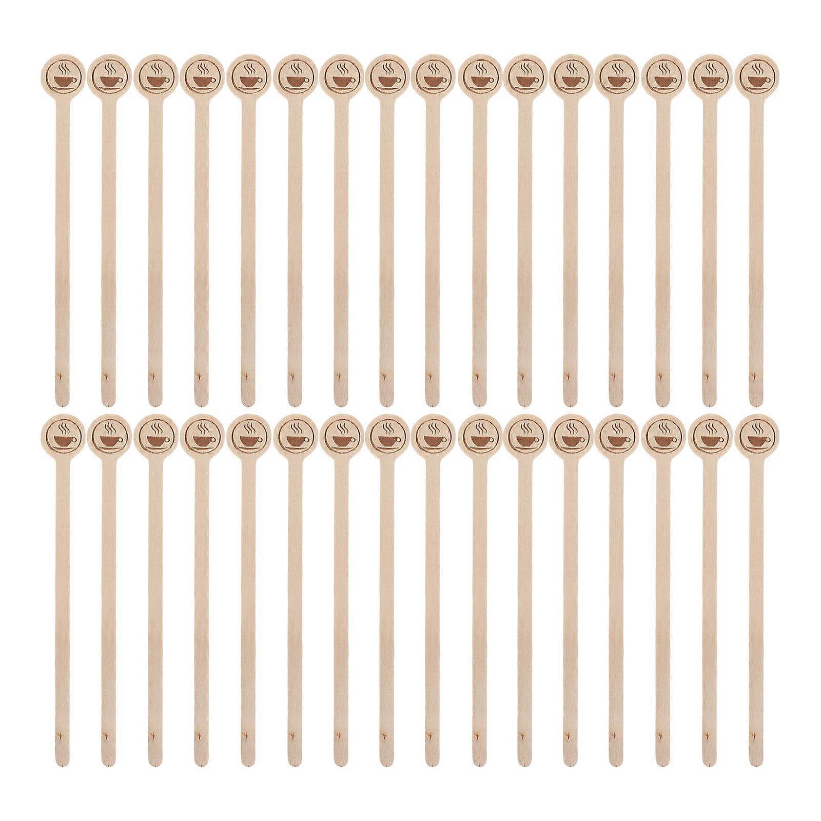 Rectangular Wooden Stir Sticks 200 Pcs For Mixing Beverages In Offices Schools And Lounges Perfect For Tea Bars And Coffee Stations