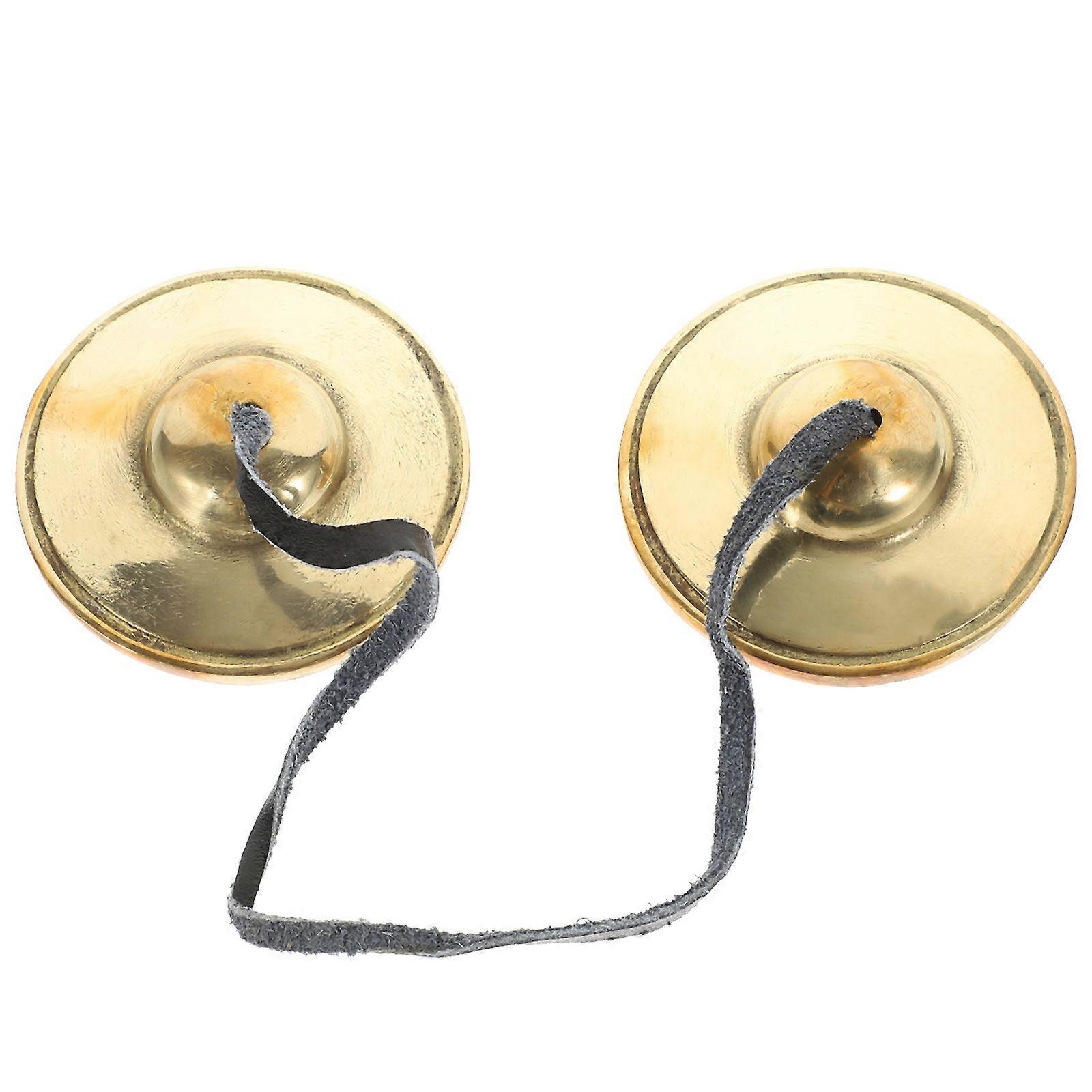5Pcs Hand Cymbal Copper Cymbals Bell For Religious Practitioners Portable Size