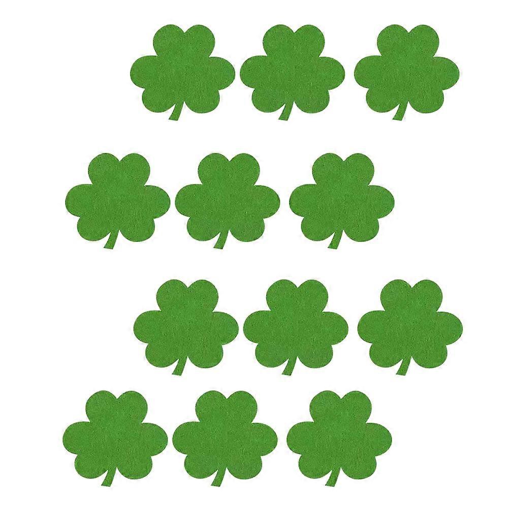 36Pcs Shamrock Coasters Cup Pads for Decor Suitable in Home