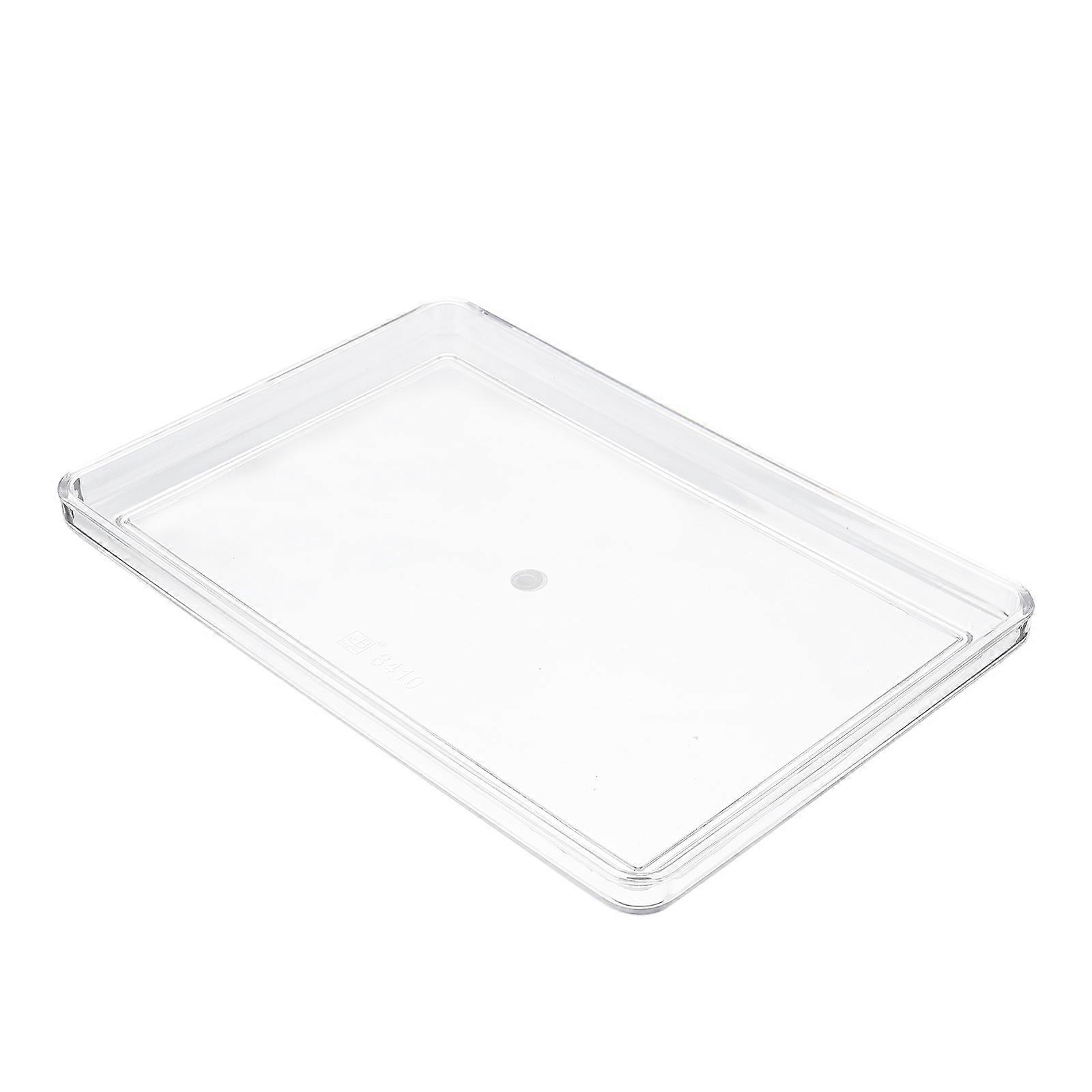 Acrylic Storage Tray 1Pcs Transparent Stable and Elegant Design for Home Use