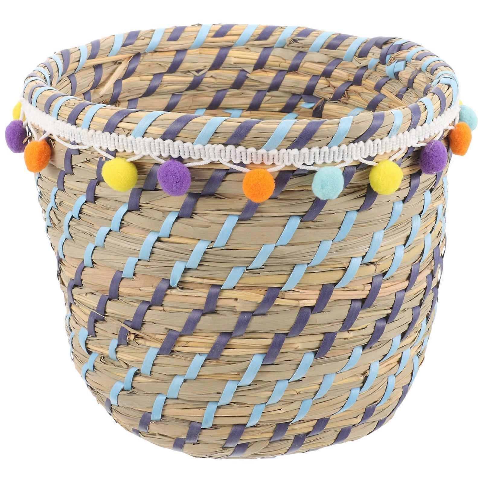 Woven Storage Bins Round Basket for Storage Use