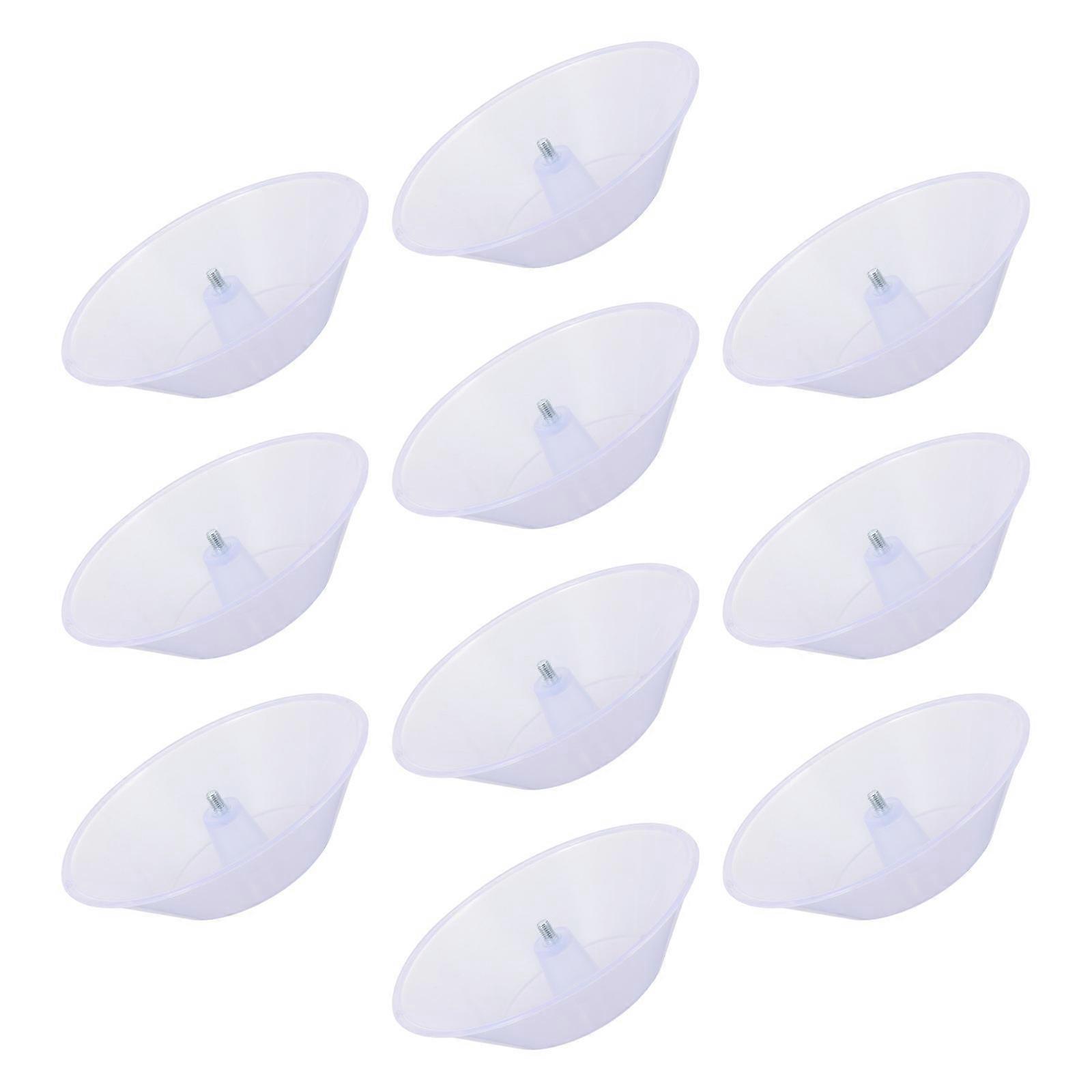 Oil Collecting Bowl 20Pcs Replacement Part For Range Hood Round 12x4cm Suitable For Kitchen Use