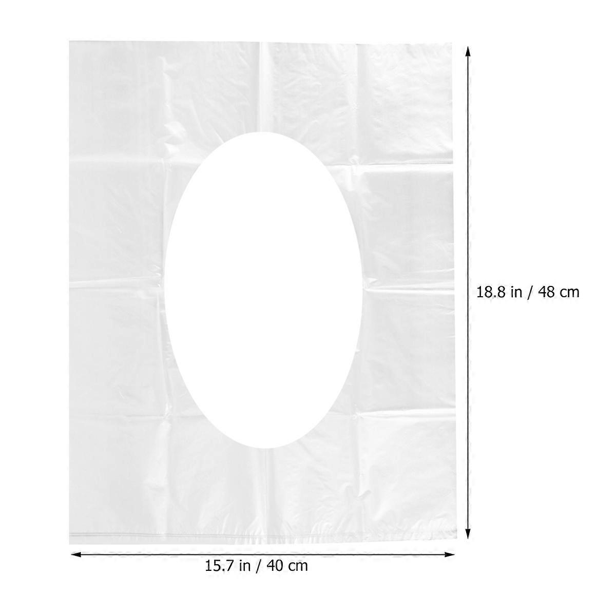 Portable Toilet Cushion 10 Packs Non-slip Protection For Hotel Use Transparent Waterproof Disposable Mat