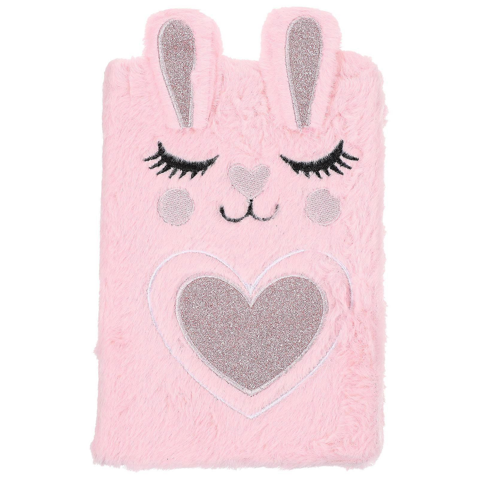 Cartoon Notebook Furry Diary Journal For Students Colorful 9.82x5.89in Writing Diaries 1Pack