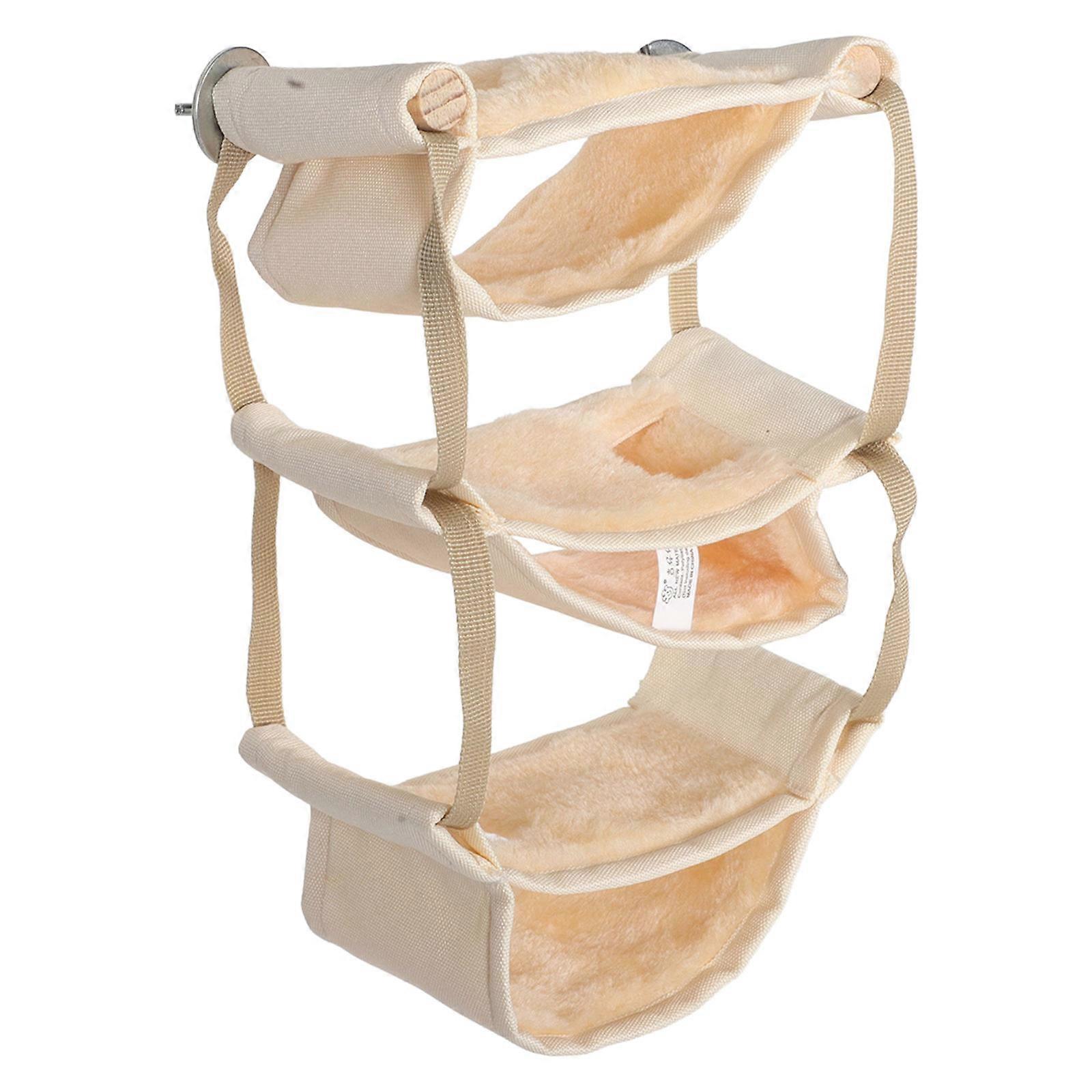 Hamster Supplies Hanging Bed for Small Pets 2Pcs Yellow Comfortable