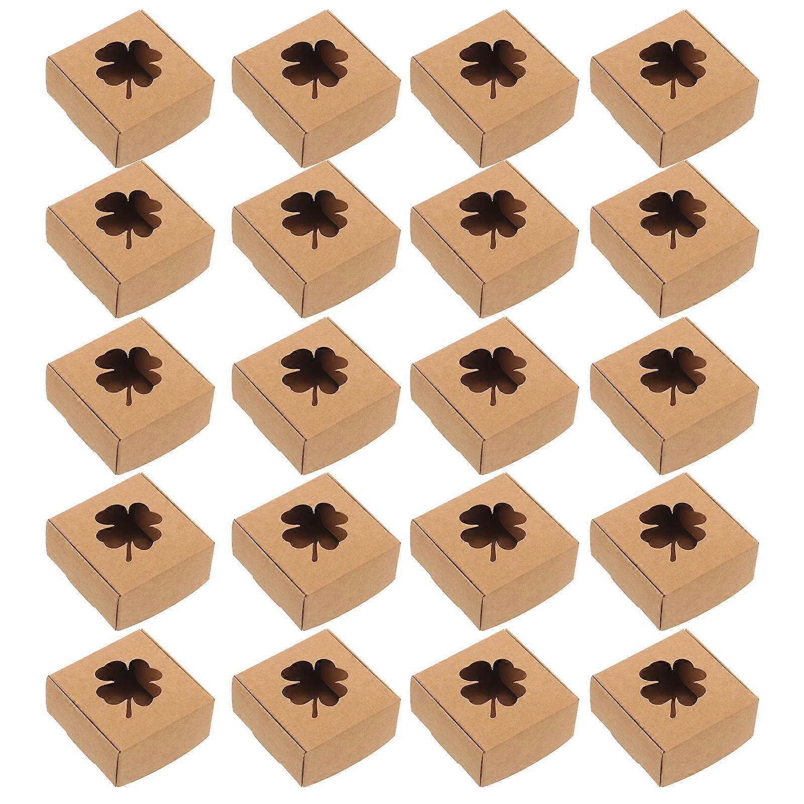 Soap Packaging Kraft Paper Box for Storage Use 100Pcs Packaging Boxes Paper Material