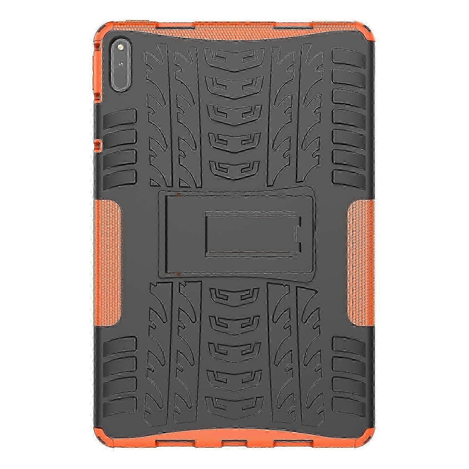 For Huawei MatePad 11 Tire Texture Shockproof TPU+PC Protective Case with Holder
