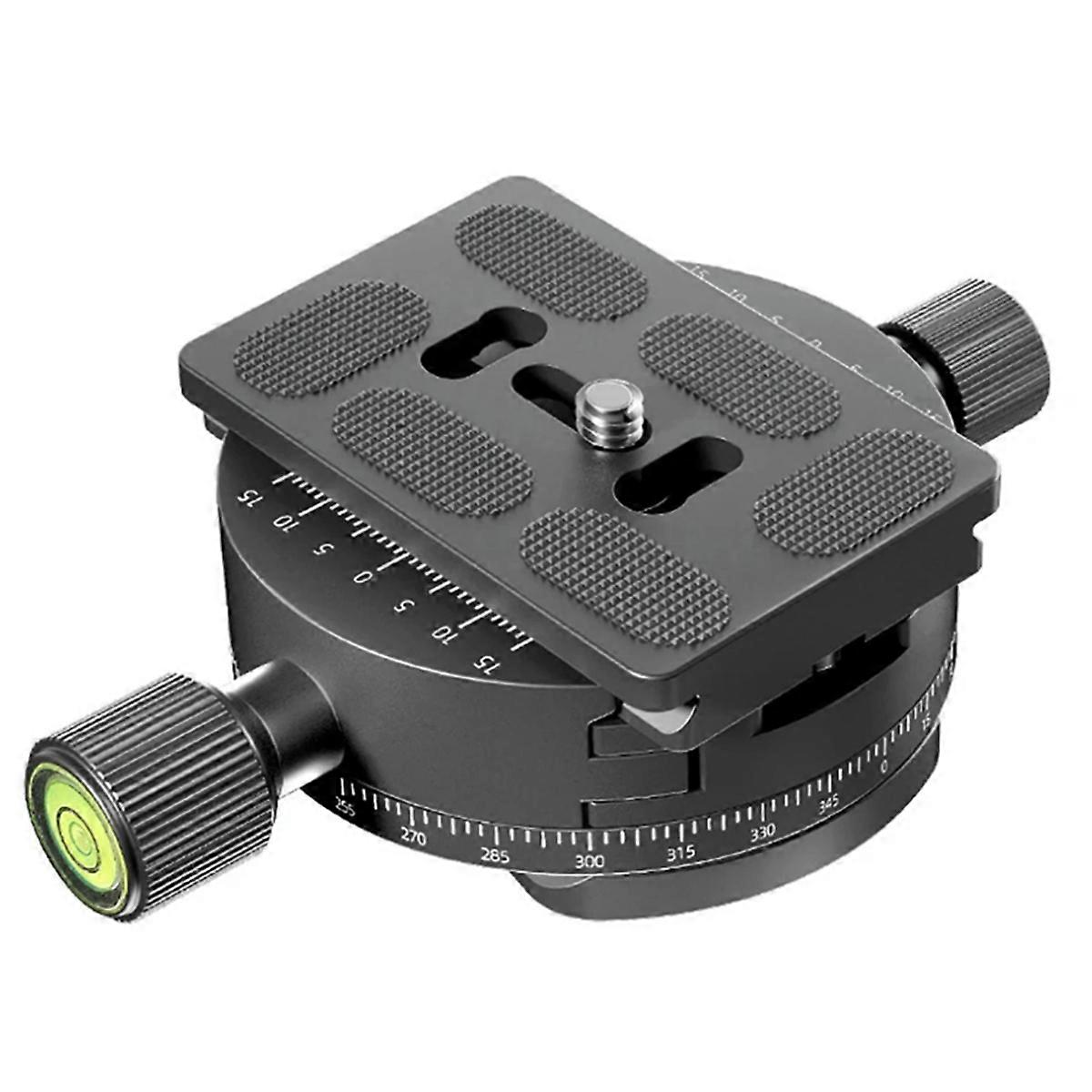 360 Panoramic Rotating Quick Release Plate Clamp Tripod Head Universal DSLR Camera Photography Qui