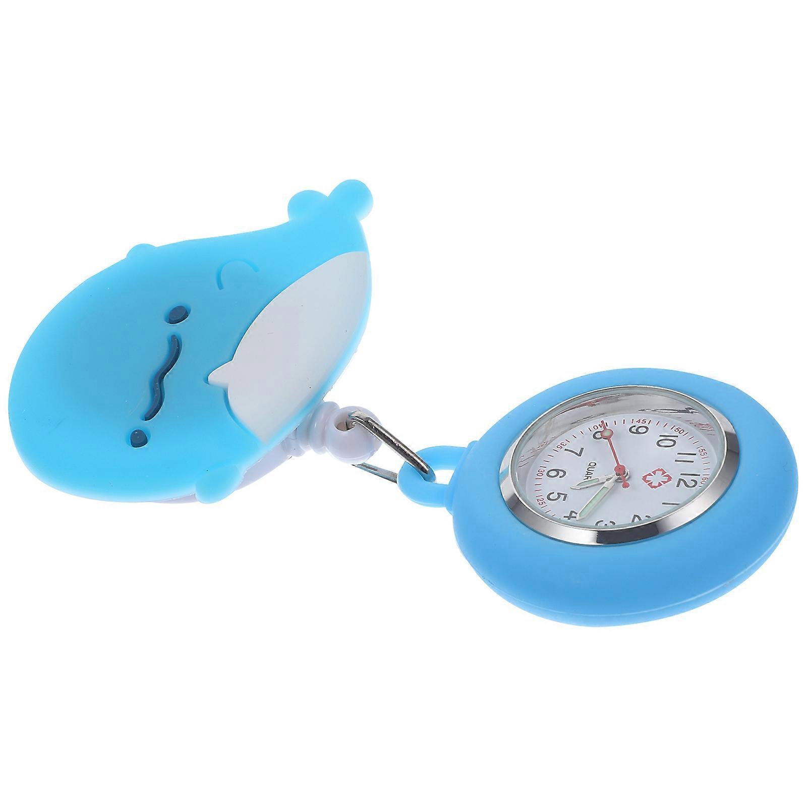 Retractable Nurse Watch Cartoon Timing Alarm Clock Nurses Work 1Pcs
