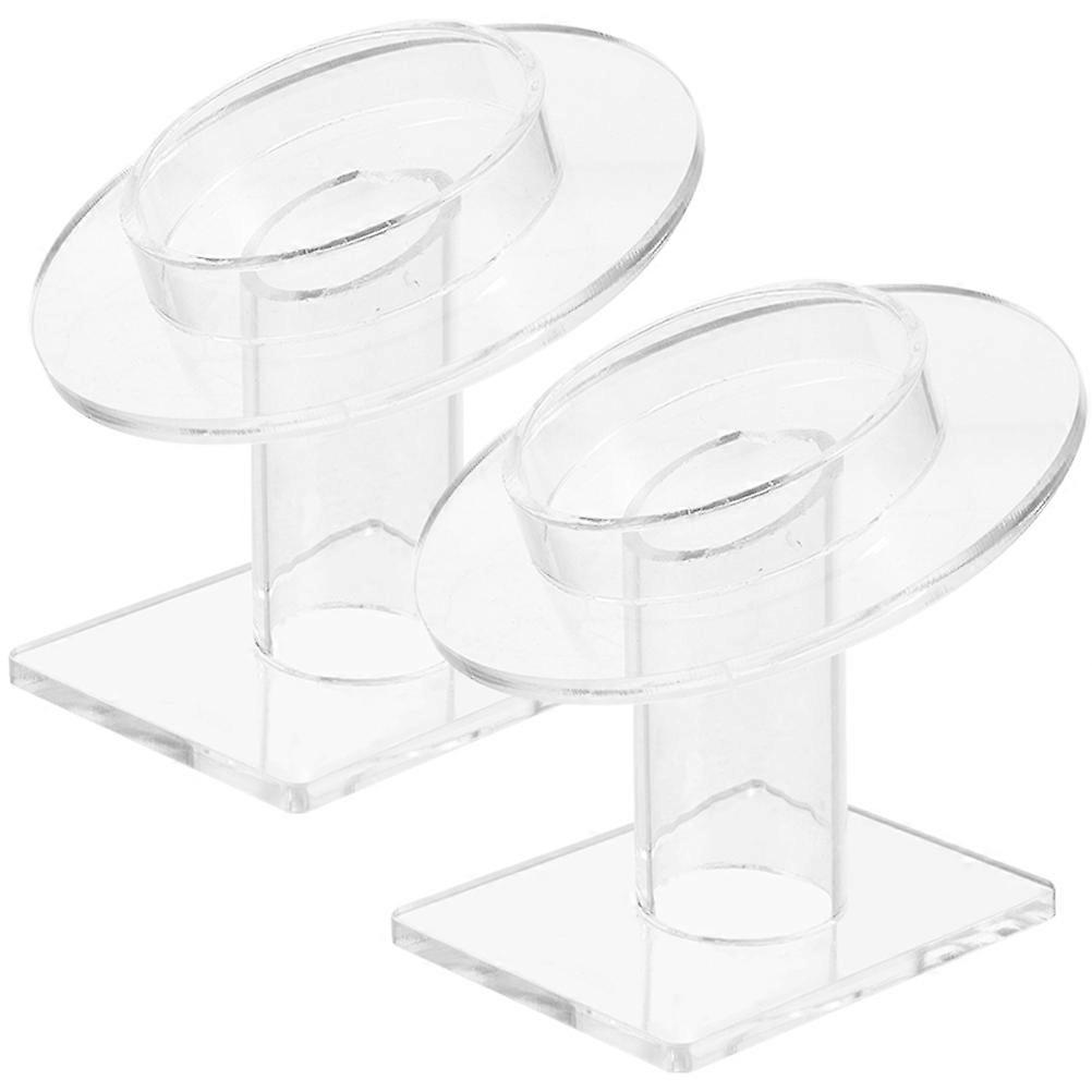 Clear Acrylic Bracelet Organizer for Display 6Pcs Transparent Stand