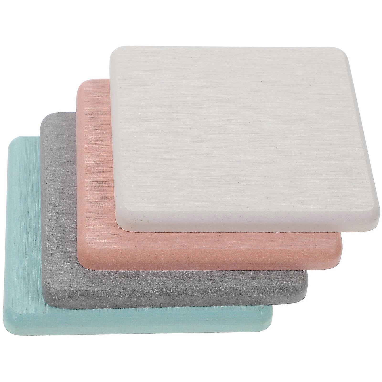 Water Absorbent Cushion Mat For Bathroom Countertop 20Pcs Assorted Color Non-slip Coasters Ideal For Kitchen And Dining Table