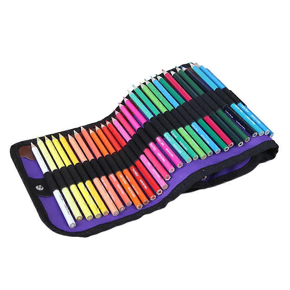 Set di matite colorate artistiche in legno resistente per dipingere, 50 pezzi