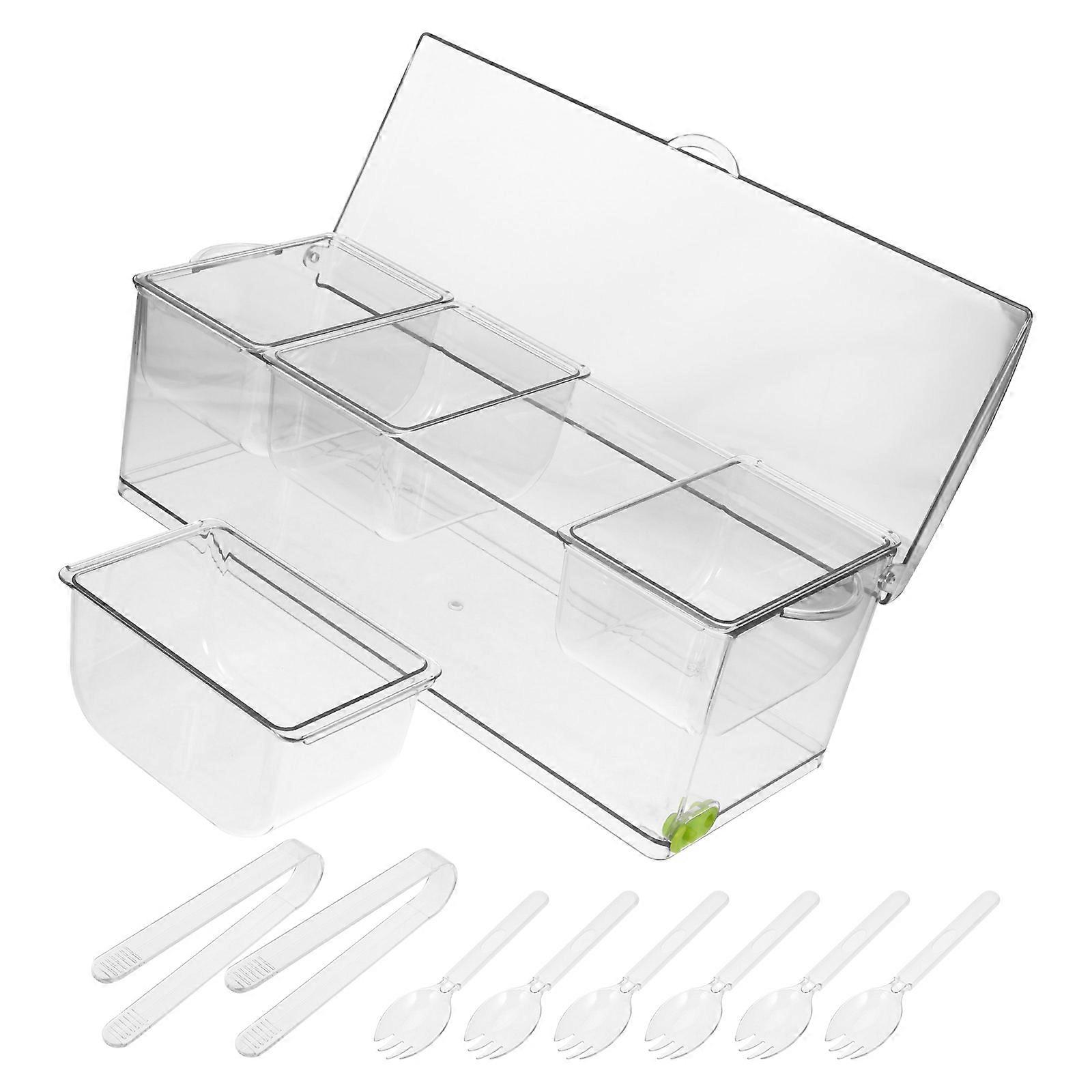 Refrigerator Food Storage Container Fridge Organization And Storage Bar Owners 41.50X16.50X14.00CM Freezing 1 Set
