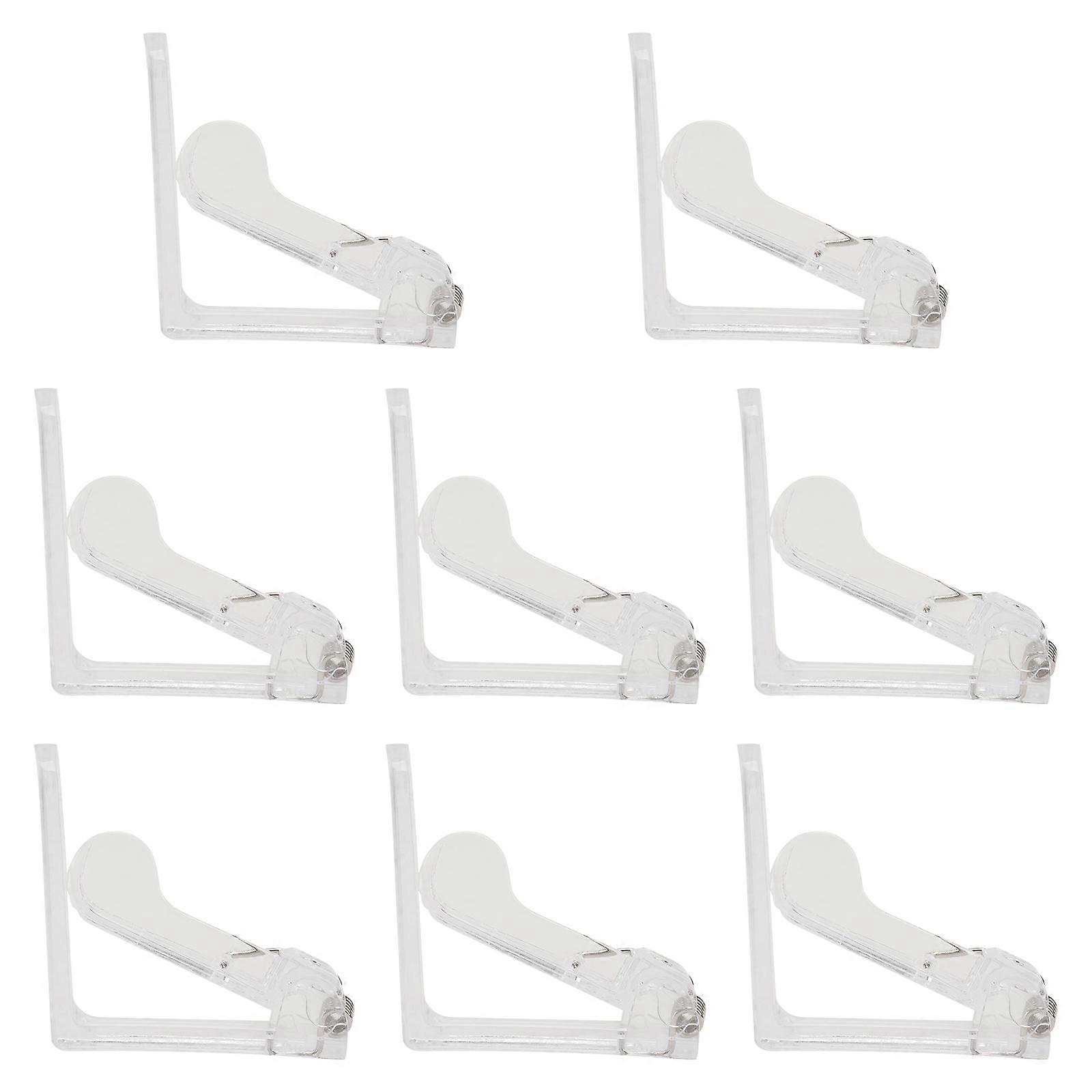 16Pcs Tablecloth Clips Transparent for Home Table Skirt Holders